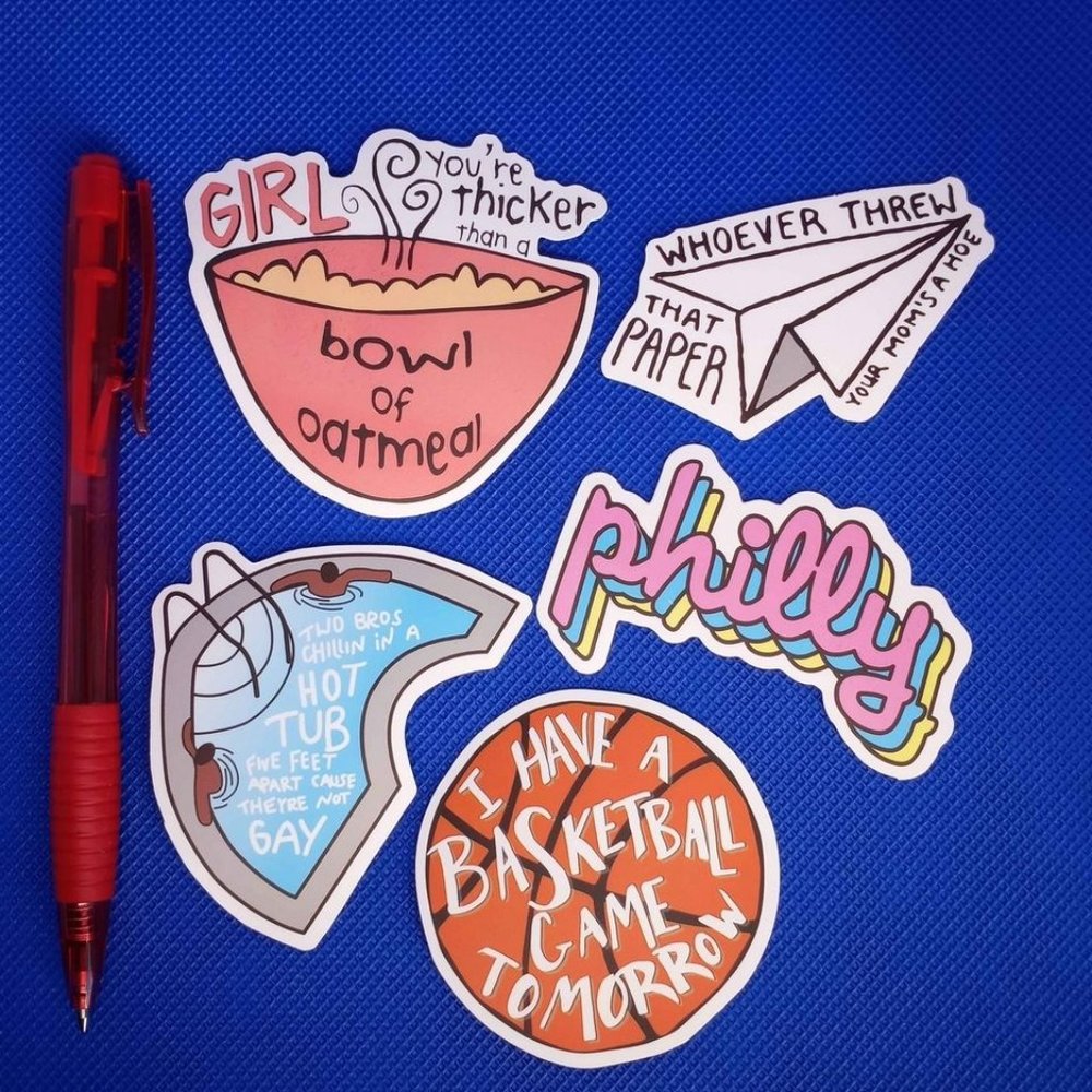 🪅Funny Sticker Mix 5 Pieces- Set 14🪅